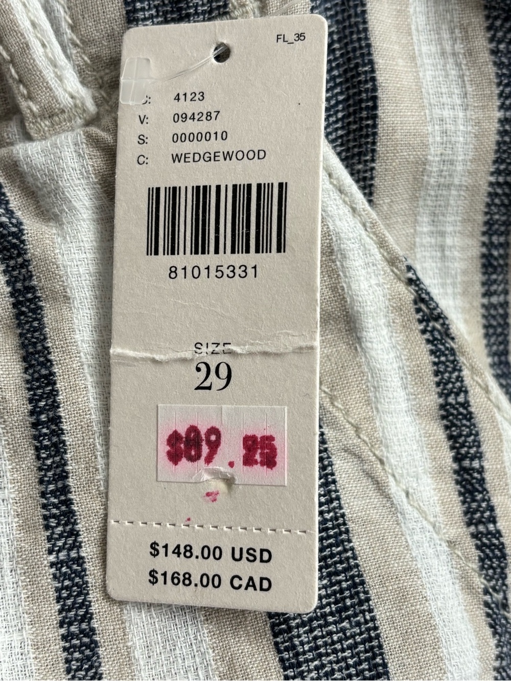 Pilcro Anthropologie cargo beach pants - Picture 3 of 13
